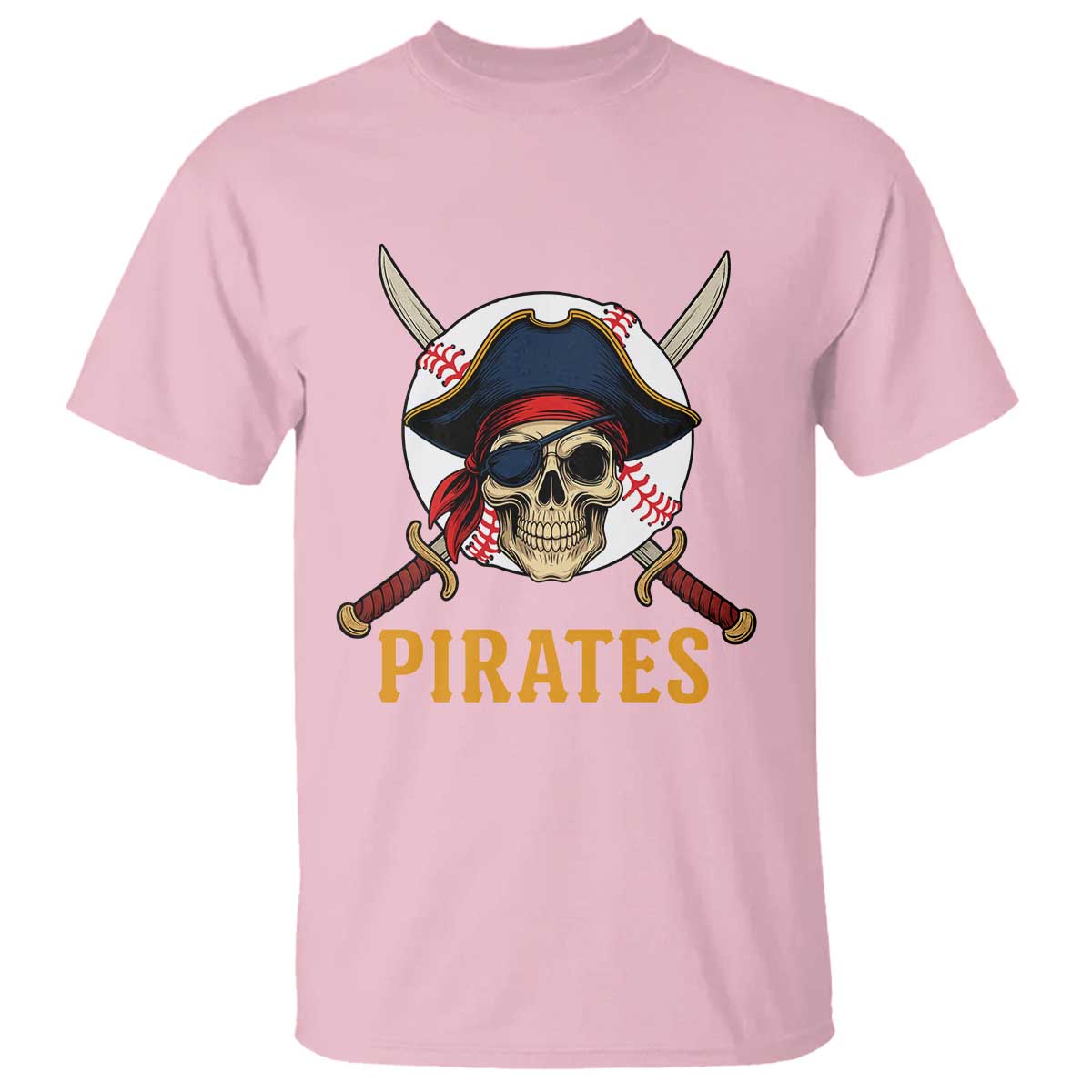 Pirates Baseball T Shirt Skeleton Sport Lover Gift - Wonder Print Shop