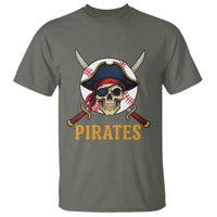 Pirates Baseball T Shirt Skeleton Sport Lover Gift - Wonder Print Shop