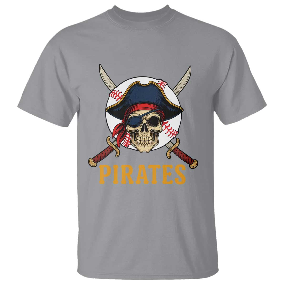 Pirates Baseball T Shirt Skeleton Sport Lover Gift - Wonder Print Shop