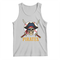 Pirates Baseball Tank Top Skeleton Sport Lover Gift - Wonder Print Shop