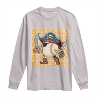 Funny Pirate Baseball Long Sleeve Shirt Sport Lover Gift - Wonder Print Shop