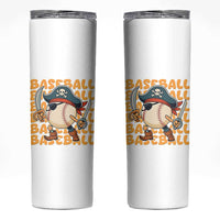 Funny Pirate Baseball Skinny Tumbler Sport Lover Gift