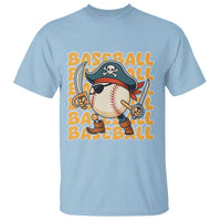 Funny Pirate Baseball T Shirt Sport Lover Gift - Wonder Print Shop