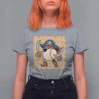Funny Pirate Baseball T Shirt For Women Sport Lover Gift - Wonder Print Shop
