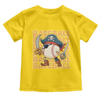Funny Pirate Baseball Toddler T Shirt Sport Lover Gift - Wonder Print Shop