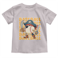 Funny Pirate Baseball Toddler T Shirt Sport Lover Gift - Wonder Print Shop