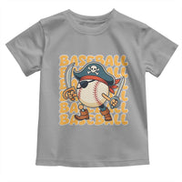 Funny Pirate Baseball Toddler T Shirt Sport Lover Gift - Wonder Print Shop