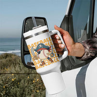 Funny Pirate Baseball Tumbler With Handle Sport Lover Gift