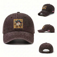 Funny Pirate Baseball Washed Cotton Baseball Cap Sport Lover Gift