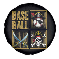 Funny Pirate Skeleton Baseball Spare Tire Cover Sports Lover Gifts - Wonder Print Shop