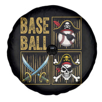 Funny Pirate Skeleton Baseball Spare Tire Cover Sports Lover Gifts - Wonder Print Shop