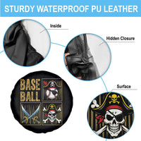 Funny Pirate Skeleton Baseball Spare Tire Cover Sports Lover Gifts - Wonder Print Shop