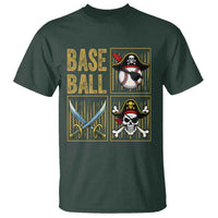 Funny Pirate Skeleton Baseball T Shirt Sports Lover Gifts - Wonder Print Shop