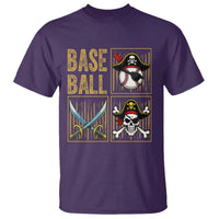 Funny Pirate Skeleton Baseball T Shirt Sports Lover Gifts - Wonder Print Shop