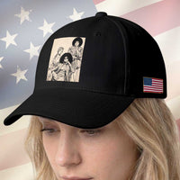 Vintage 70s Afro Queen Black Girl Pride Fashion Baseball Cap