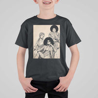 Vintage 70s Afro Queen Black Girl Pride Fashion T Shirt For Kid