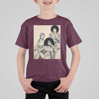 Vintage 70s Afro Queen Black Girl Pride Fashion T Shirt For Kid