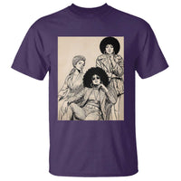 Vintage 70s Afro Queen Black Girl Pride Fashion T Shirt