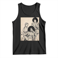 Vintage 70s Afro Queen Black Girl Pride Fashion Tank Top