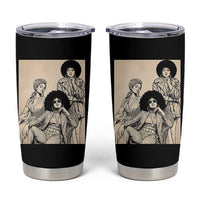 Vintage 70s Afro Queen Black Girl Pride Fashion Tumbler Cup