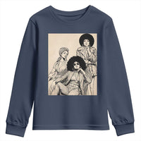 Vintage 70s Afro Queen Black Girl Pride Fashion Youth Sweatshirt