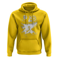 Cool Ram Wearing Sunglasses Moon Nature Vintage Graphic Hoodie