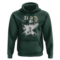 Cool Ram Wearing Sunglasses Moon Nature Vintage Graphic Hoodie