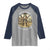 Hold On Partner I Am Overstimulated Raglan Shirt Funny Cowboy Frog - Wonder Print Shop