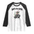 Cowboy Frog Riding Raccoon Raglan Shirt Let's Go Girls - Wonder Print Shop