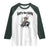 Cowboy Frog Riding Raccoon Raglan Shirt Let's Go Girls - Wonder Print Shop