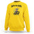 Cowboy Frog Riding Raccoon Sweatshirt Let's Go Girls - Wonder Print Shop