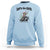 Cowboy Frog Riding Raccoon Sweatshirt Let's Go Girls - Wonder Print Shop