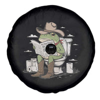 Funny Cowboy Frog Spare Tire Cover Not Now Partner My Tummy Hurts - Wonder Print Shop