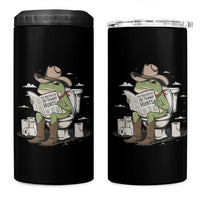Funny Cowboy Frog 4 in 1 Can Cooler Tumbler Not Now Partner My Tummy Hurts