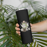 Funny Cowboy Frog Skinny Tumbler Not Now Partner My Tummy Hurts