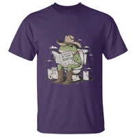 Funny Cowboy Frog T Shirt Not Now Partner My Tummy Hurts - Wonder Print Shop