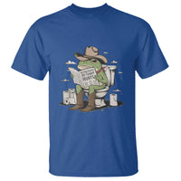 Funny Cowboy Frog T Shirt Not Now Partner My Tummy Hurts - Wonder Print Shop