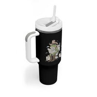 Funny Cowboy Frog Tumbler With Handle Not Now Partner My Tummy Hurts