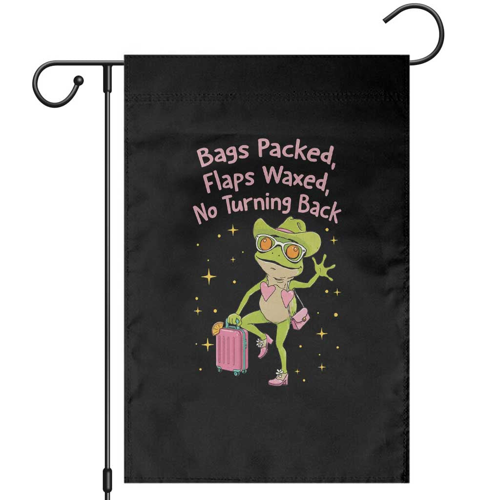 Funny Girls Trip Frog Garden Flag Bags Packed Flaps Waxed - Wonder Print Shop