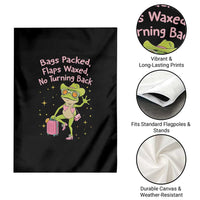 Funny Girls Trip Frog Garden Flag Bags Packed Flaps Waxed - Wonder Print Shop