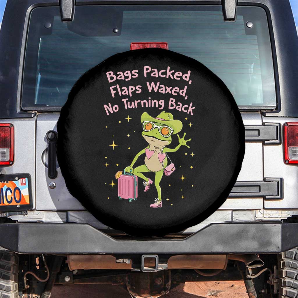 Funny Girls Trip Frog Spare Tire Cover Bags Packed Flaps Waxed - Wonder Print Shop