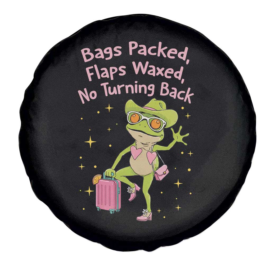 Funny Girls Trip Frog Spare Tire Cover Bags Packed Flaps Waxed - Wonder Print Shop