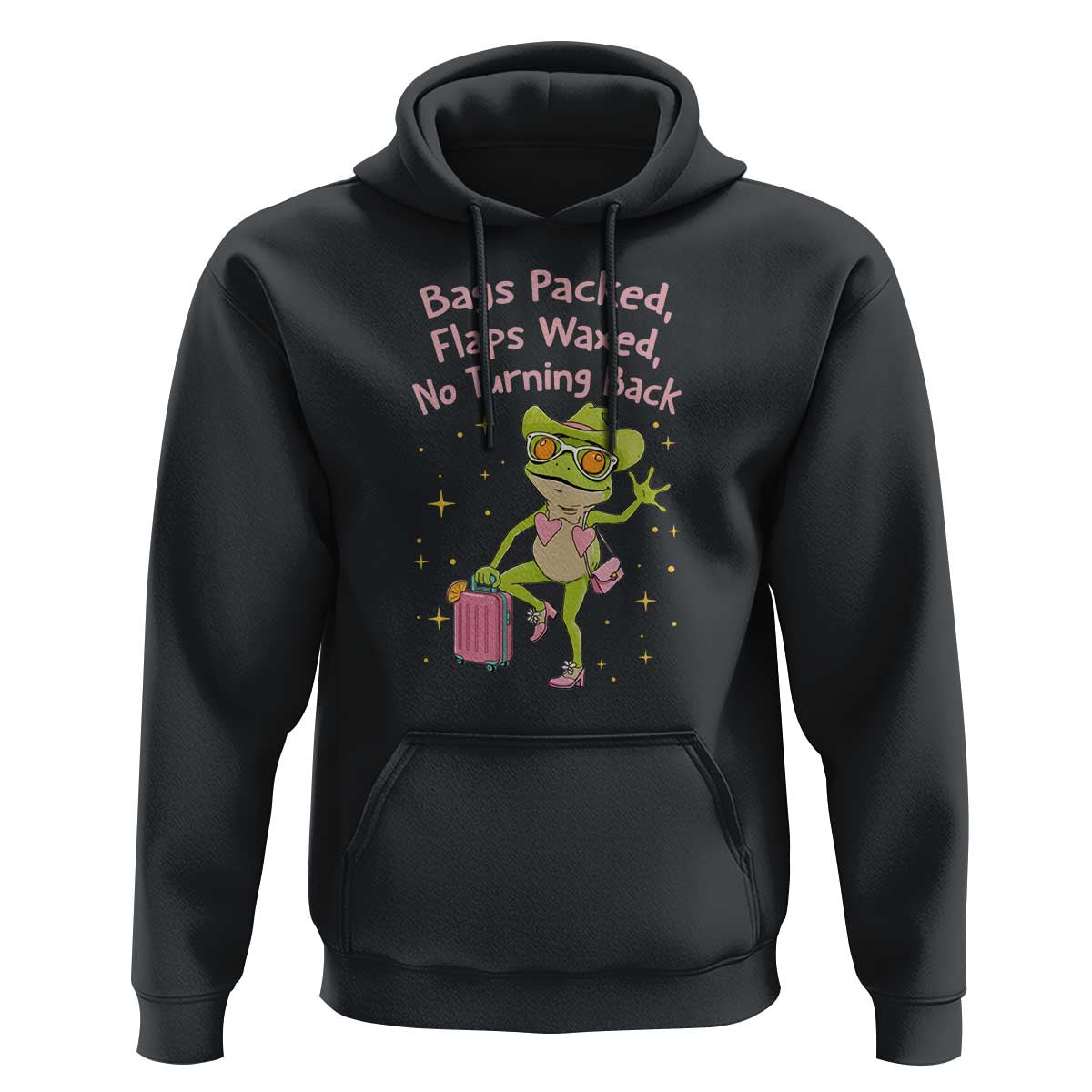 Funny Girls Trip Frog Hoodie Bags Packed Flaps Waxed - Wonder Print Shop