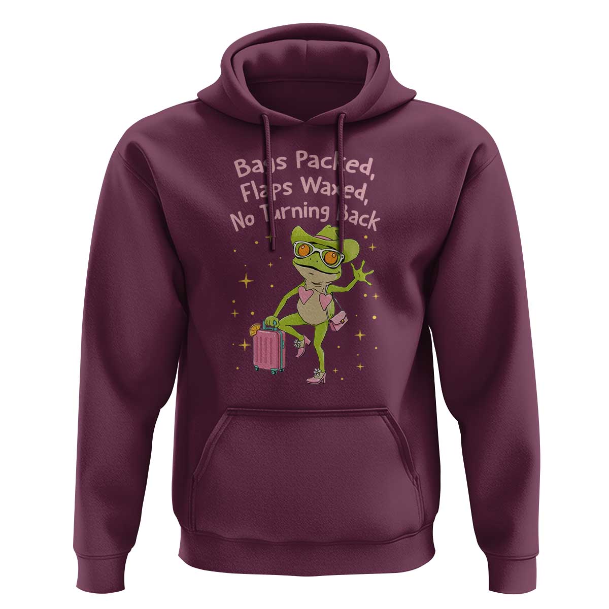 Funny Girls Trip Frog Hoodie Bags Packed Flaps Waxed - Wonder Print Shop