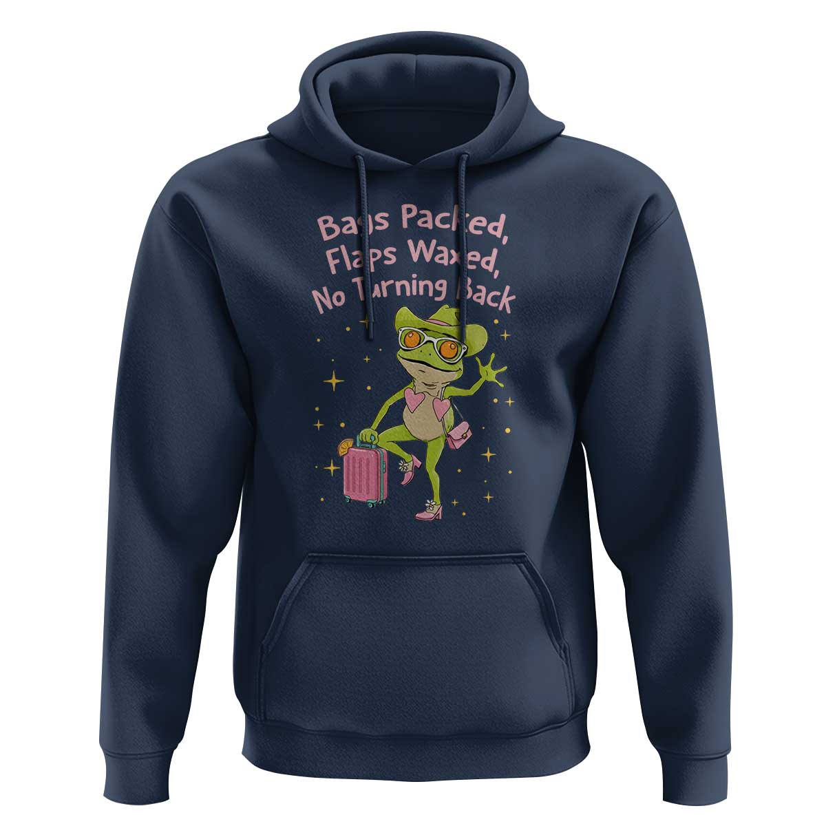 Funny Girls Trip Frog Hoodie Bags Packed Flaps Waxed - Wonder Print Shop