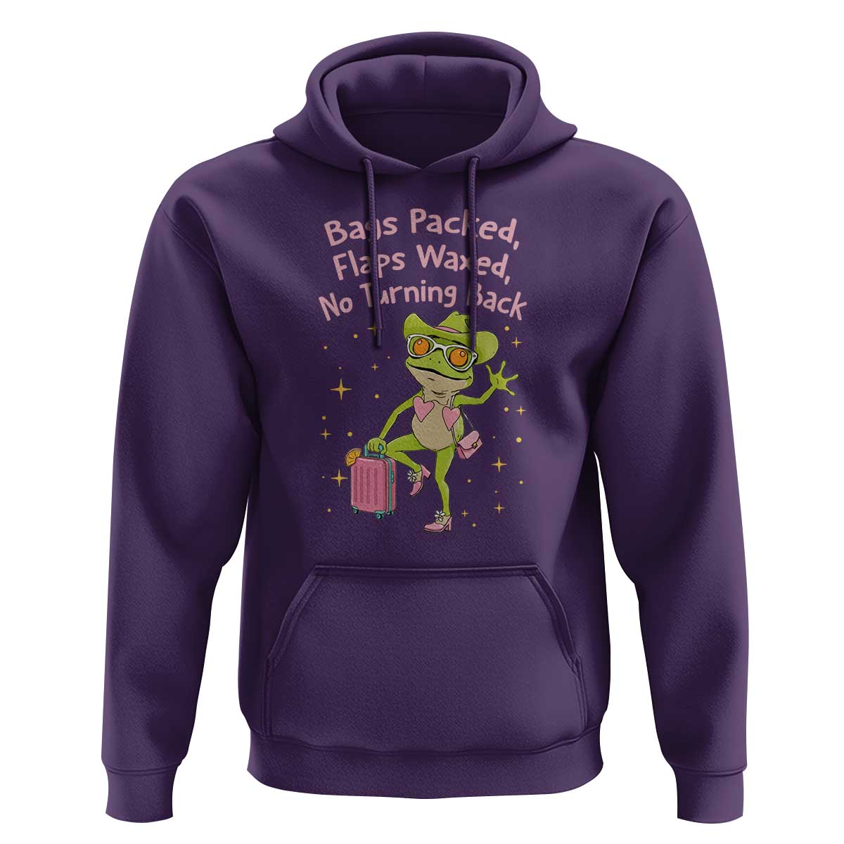 Funny Girls Trip Frog Hoodie Bags Packed Flaps Waxed - Wonder Print Shop