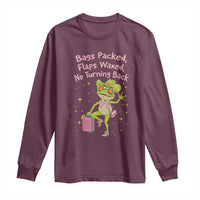 Funny Girls Trip Frog Long Sleeve Shirt Bags Packed Flaps Waxed - Wonder Print Shop