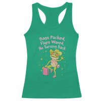 Funny Girls Trip Frog Racerback Tank Top Bags Packed Flaps Waxed - Wonder Print Shop