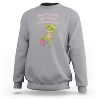 Funny Girls Trip Frog Sweatshirt Bags Packed Flaps Waxed - Wonder Print Shop