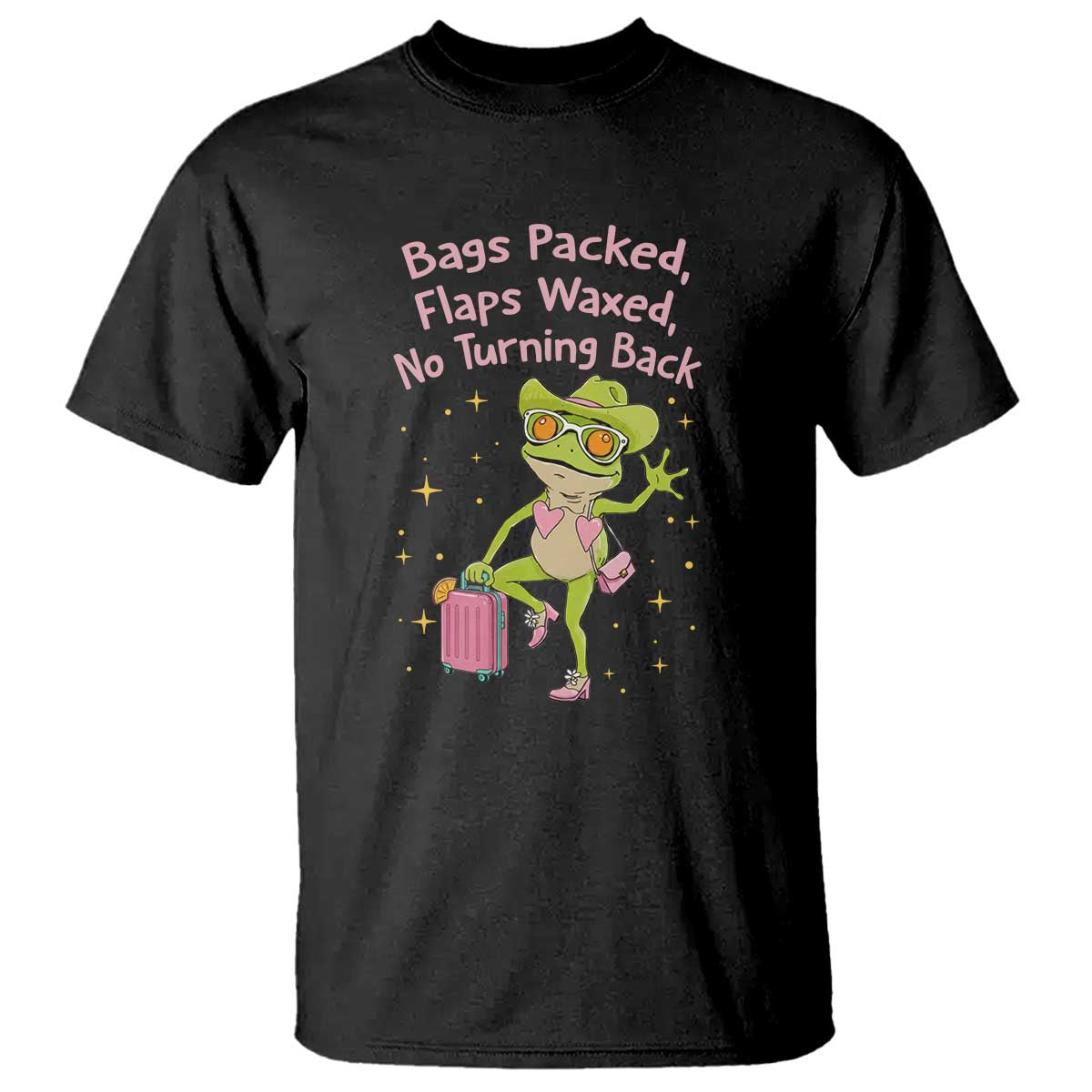Funny Girls Trip Frog T Shirt Bags Packed Flaps Waxed - Wonder Print Shop